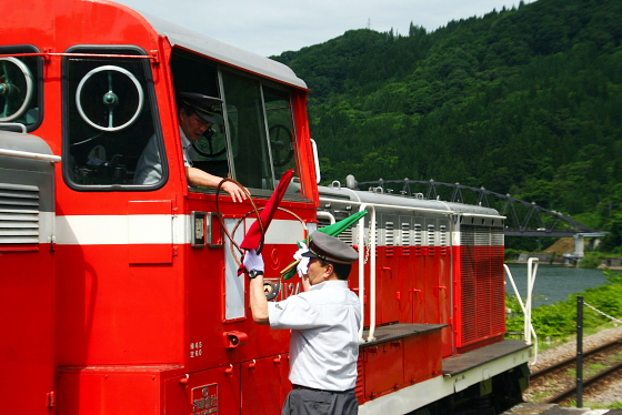 只見線 タブレット閉塞終了 ガタゴト日誌 只見線 タブレット閉塞終了 ガタゴト日誌