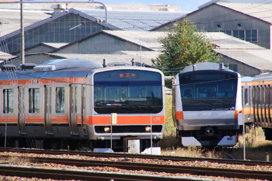 E231系京葉車 元三鷹車b35編成 構内試運転 ガタゴト日誌