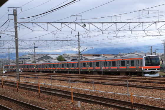 1185編成 E231系京葉車（元ﾏﾄ118編成）構内試運転 - ガタゴト日誌