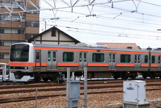 E231系京葉車（元ﾏﾄ118編成）構内試運転 - ガタゴト日誌