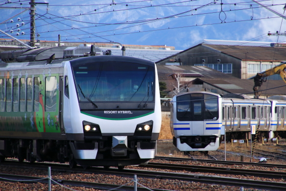 HB300リゾートビューふるさと車両付きジオラマ KATO】HB-E300系 リゾートビューふるさと 2022年9月再生産