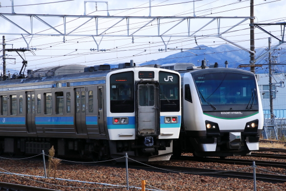 HB-E300（リゾートビューふるさと）試運転 - ガタゴト日誌
