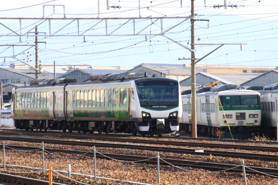 HB-E300系（リゾートビューふるさと）入場 - ガタゴト日誌