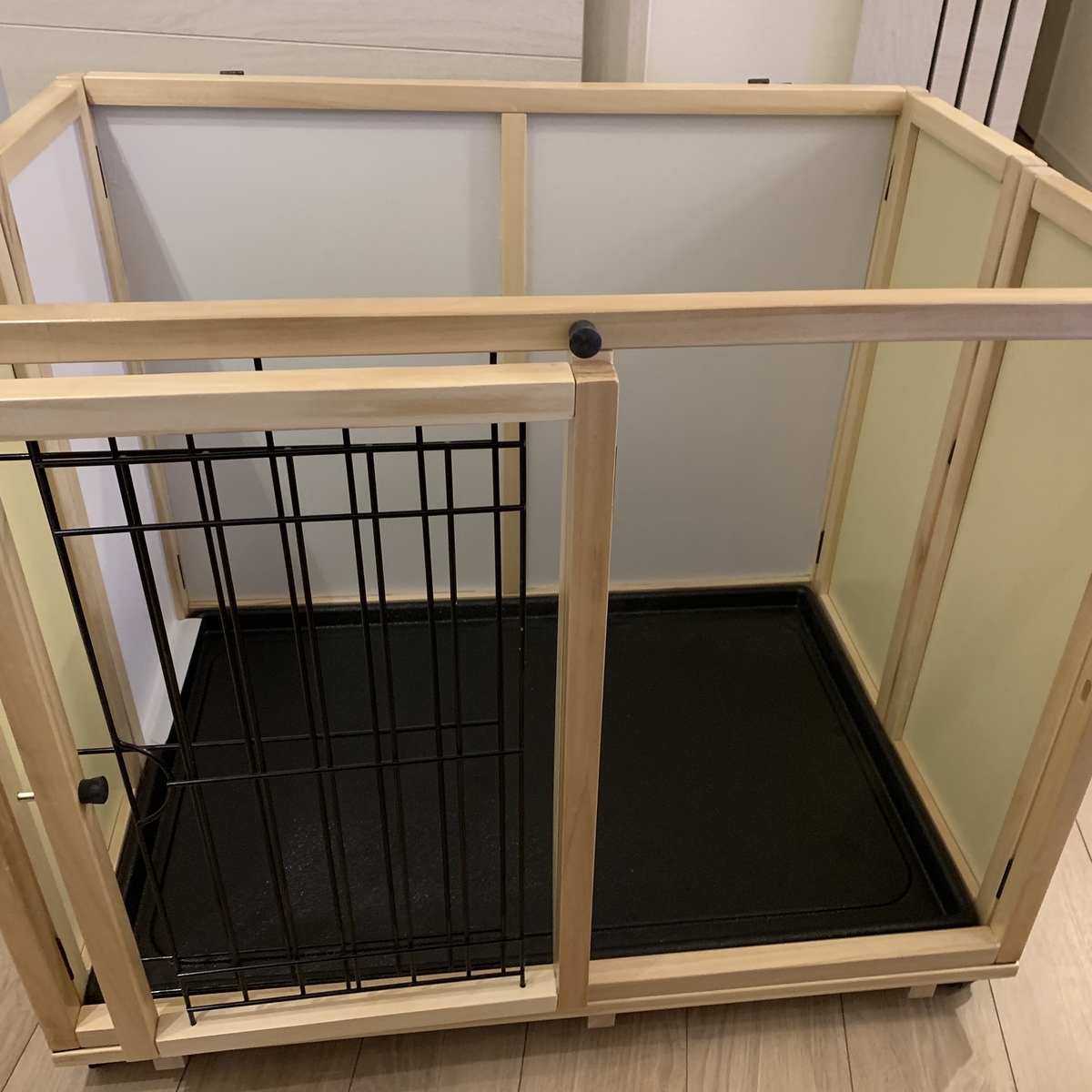 留守番用にオシャレな木製ケージを購入 Diy 愛犬とのシンプルな暮らし 留守番用にオシャレな木製ケージを購入 Diy 愛犬とのシンプルな暮らし