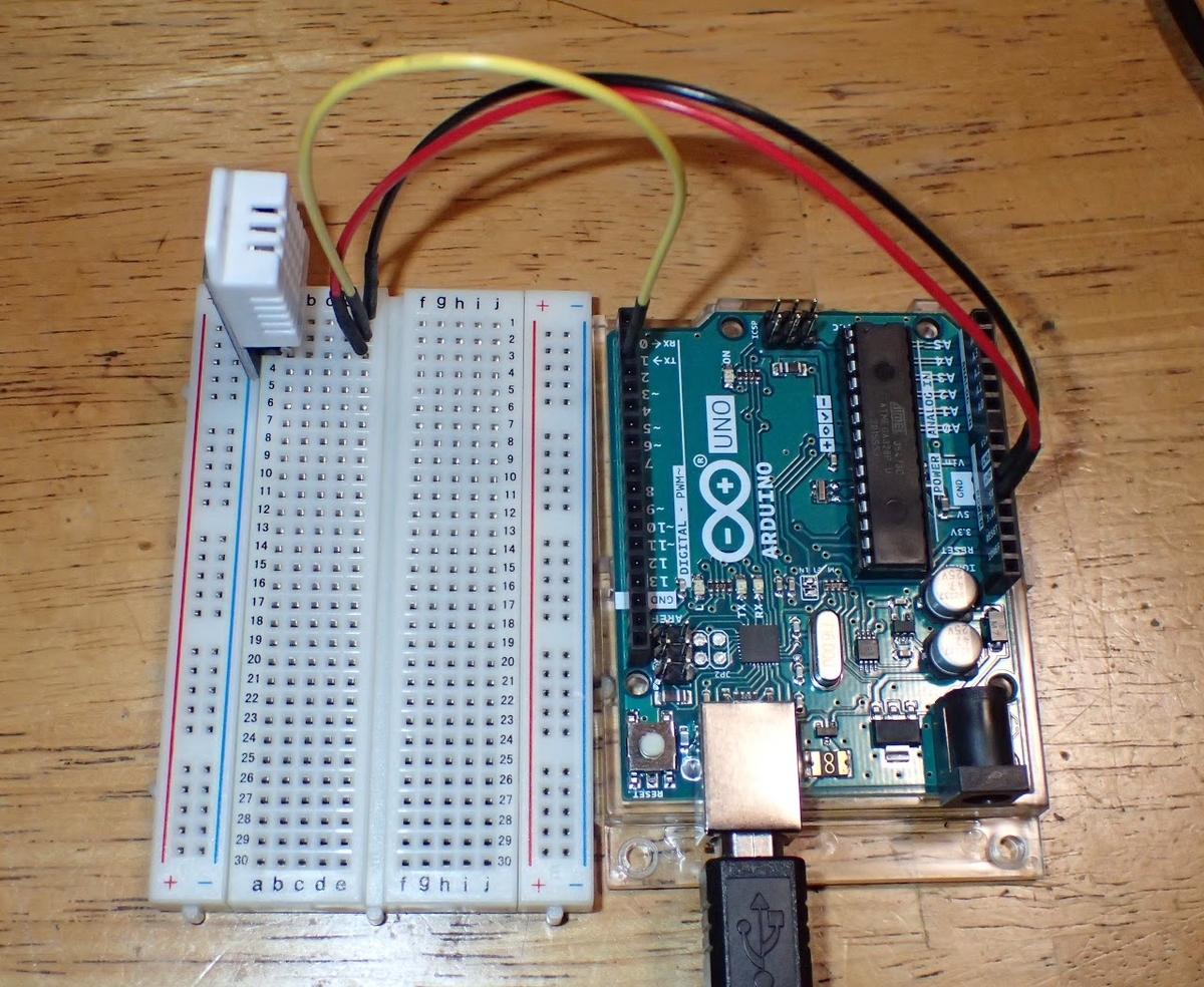 Arduinoで温湿度を測る(シールド AM2302(DHT22)) - ひゃまだのblog