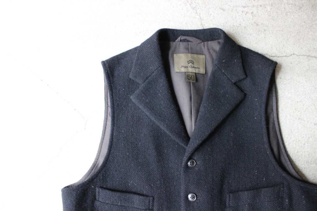 Nigel Cabourn マロリージャケット ベスト　ハリスツイード 46 ナイジェルケーボン マロリーベスト 46 ハリスツイード 仙台店】至高の