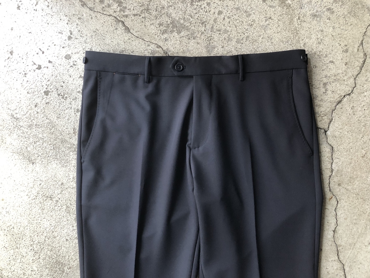 【極美品】BERWICH raffi 2タック テーパード ウール スラックス ベルウィッチ パンツ メンズ ヴァージンウール 2タック