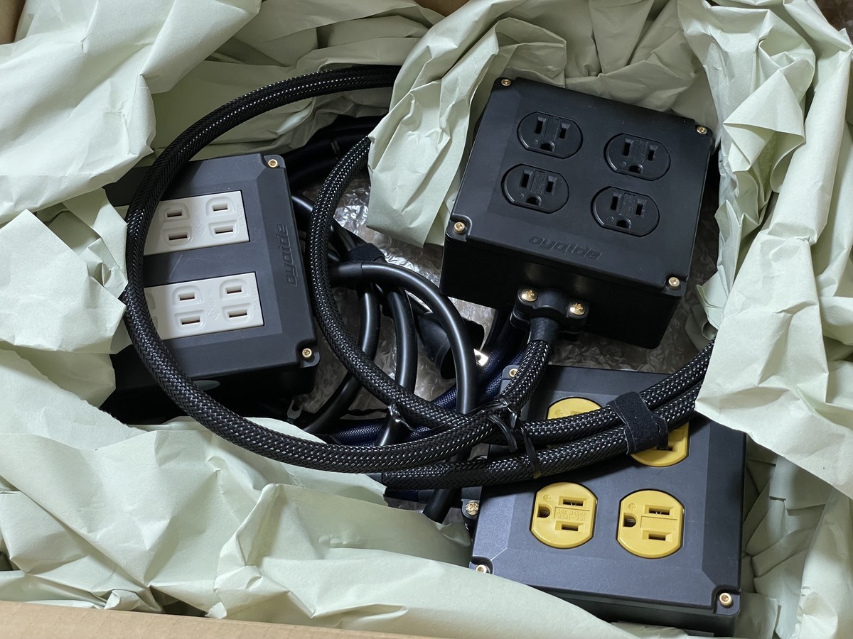 オヤイデ電気 「OCB-1 EXs II」+「OCB-1 DXs II」+「OCB-1 ST II」電源タップ3種比較セット