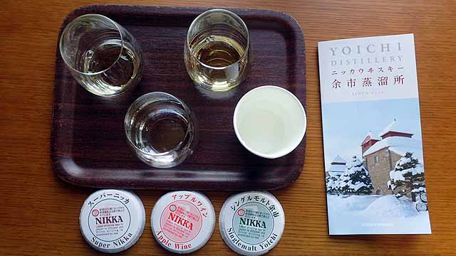 ウィスキーの試飲