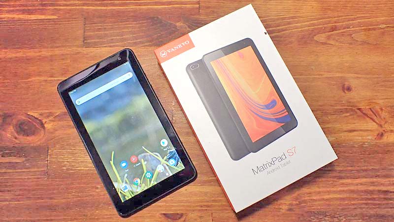 安いタブレットの一押しvankyo S7 7インチ タブレット Android9 0 Ram2gb Rom32gb Gps Wifi チコちゃんに叱られないブログ