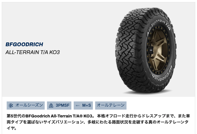 ジムニーシエラに装着するタイヤについて - 日本“シン”記録