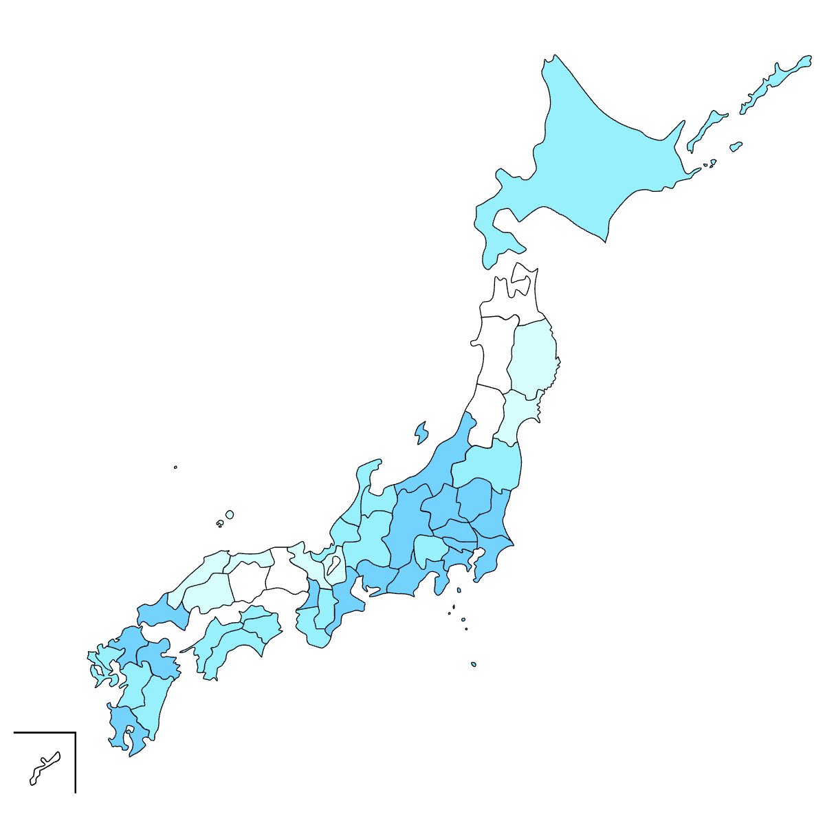 今日の三重県で2024年は17都道府県