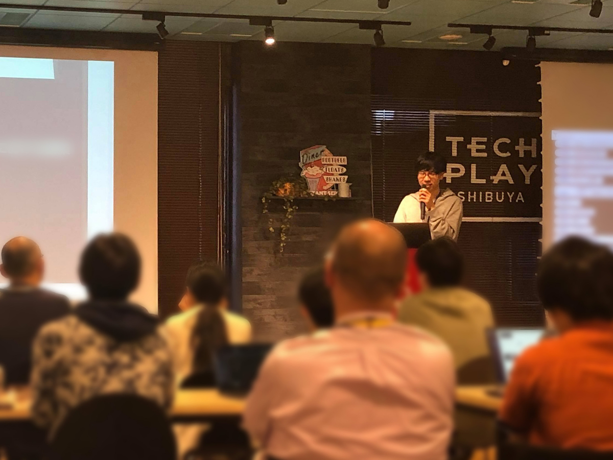 「tech lounge」で話してきました