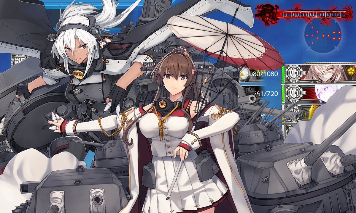 艦これ23春イベ e2-3甲 ボス最終戦 むさやまタッチ発動