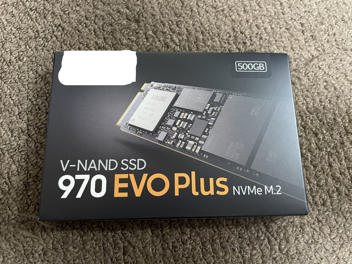 爆速！】Samsung 970EVO Plus m.2SSDを買ってみたのでレビュー