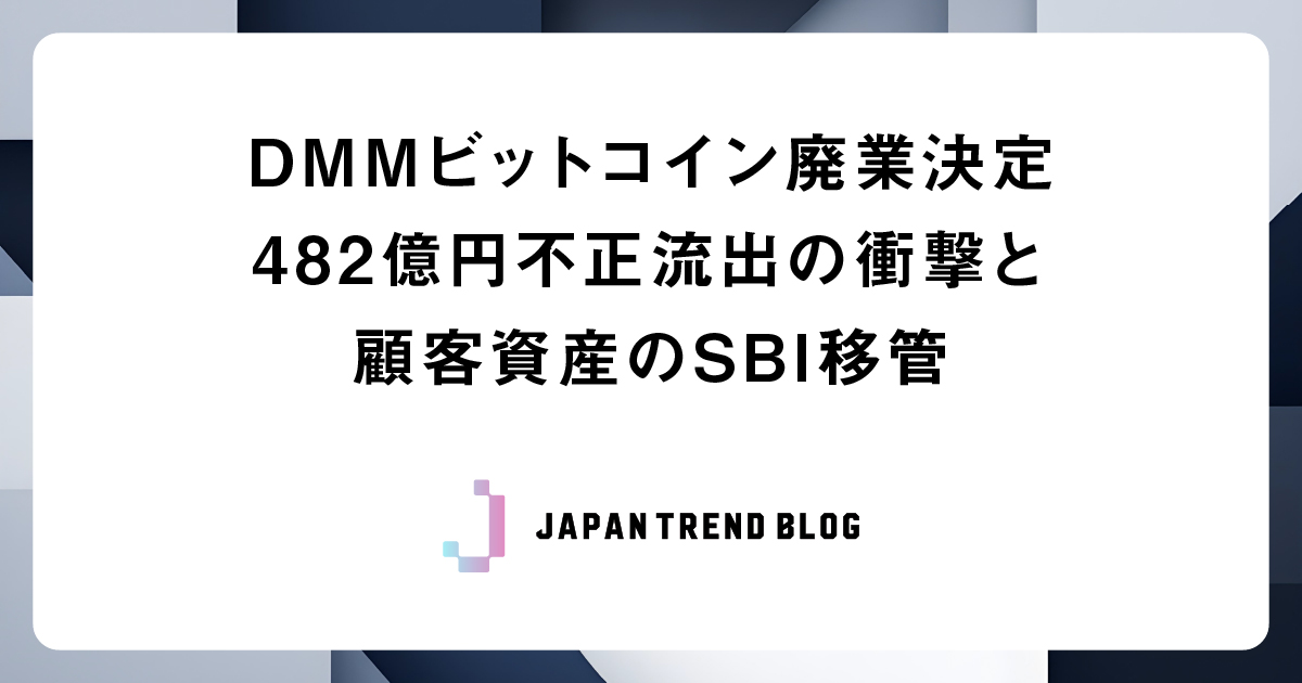 DMMビットコイン廃業決定