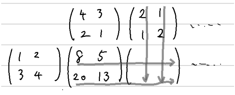 行列のかけ算と行列式を求めるときに横着する方法 - Yona’s blog