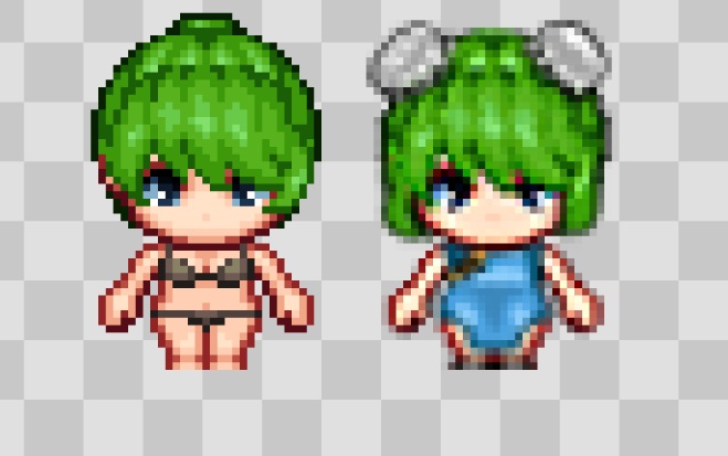 オリジナルキャラチップ作成をもう少しだけなんとかする【RPGツクール