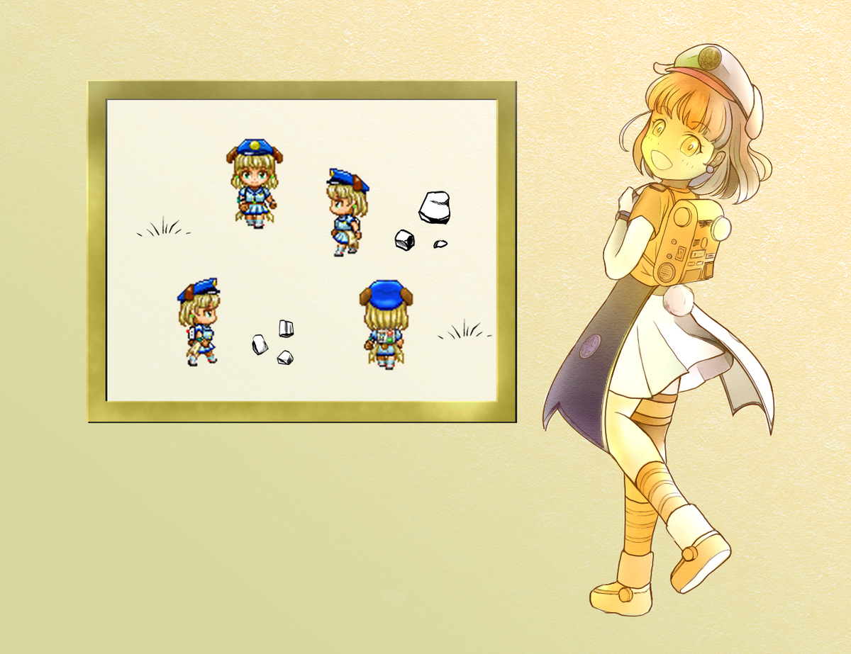 初心者的オリジナルキャラチップ作成 2021年11月版②