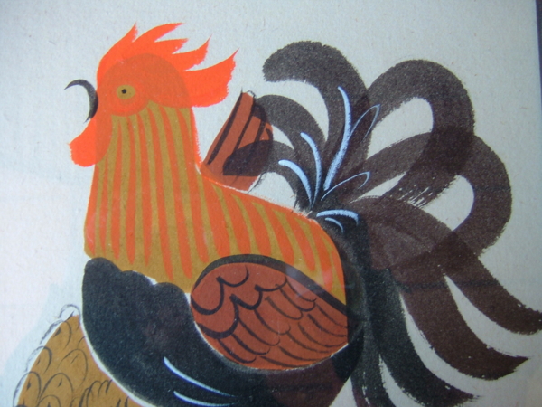 大津絵／鶏 - 一蓮の大津絵ギャラリー