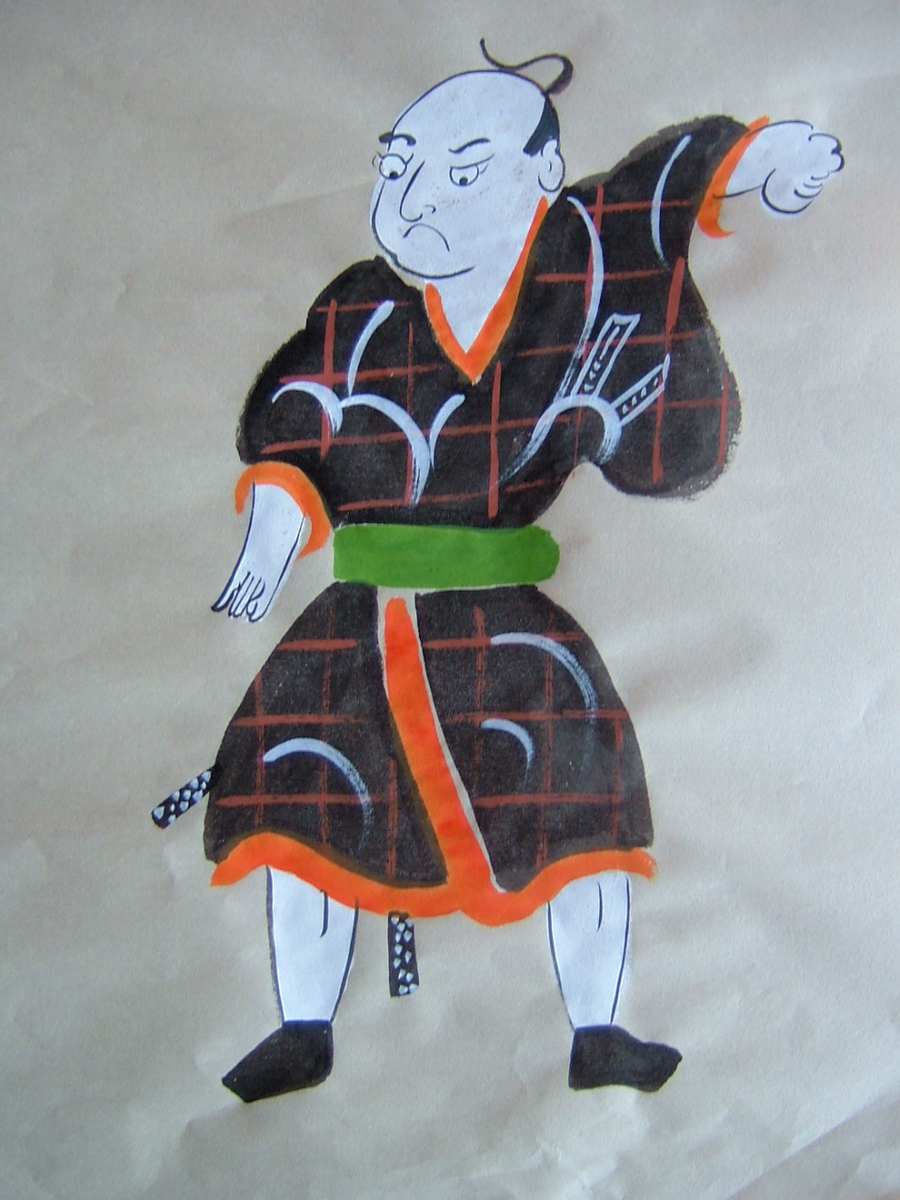 大津絵/町奴(まちやっこ) - 一蓮の大津絵ギャラリー