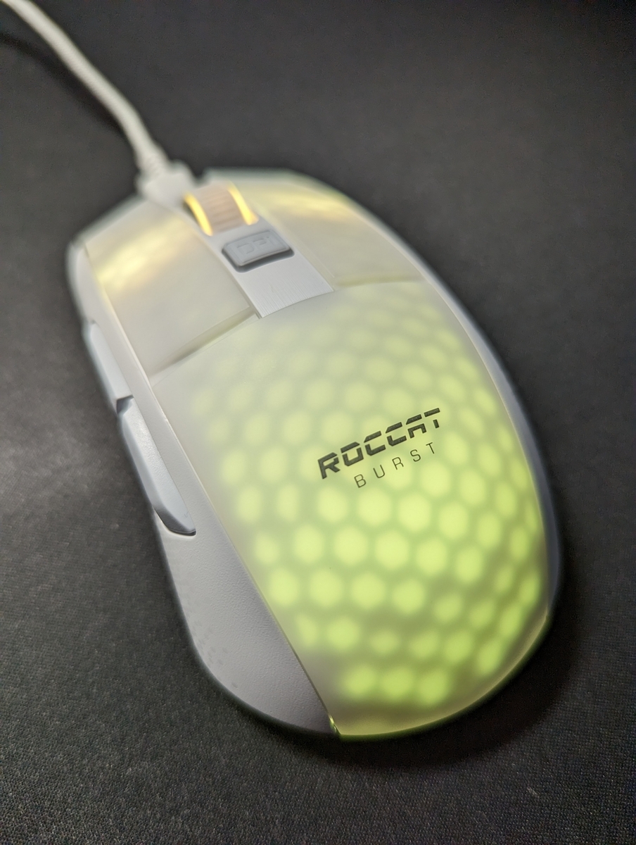 【新品】ROCCAT ゲーミングマウス BURST PRO AIR ホワイト Roccat Burst Pro Air Wireless Gaming Mouse - White - us