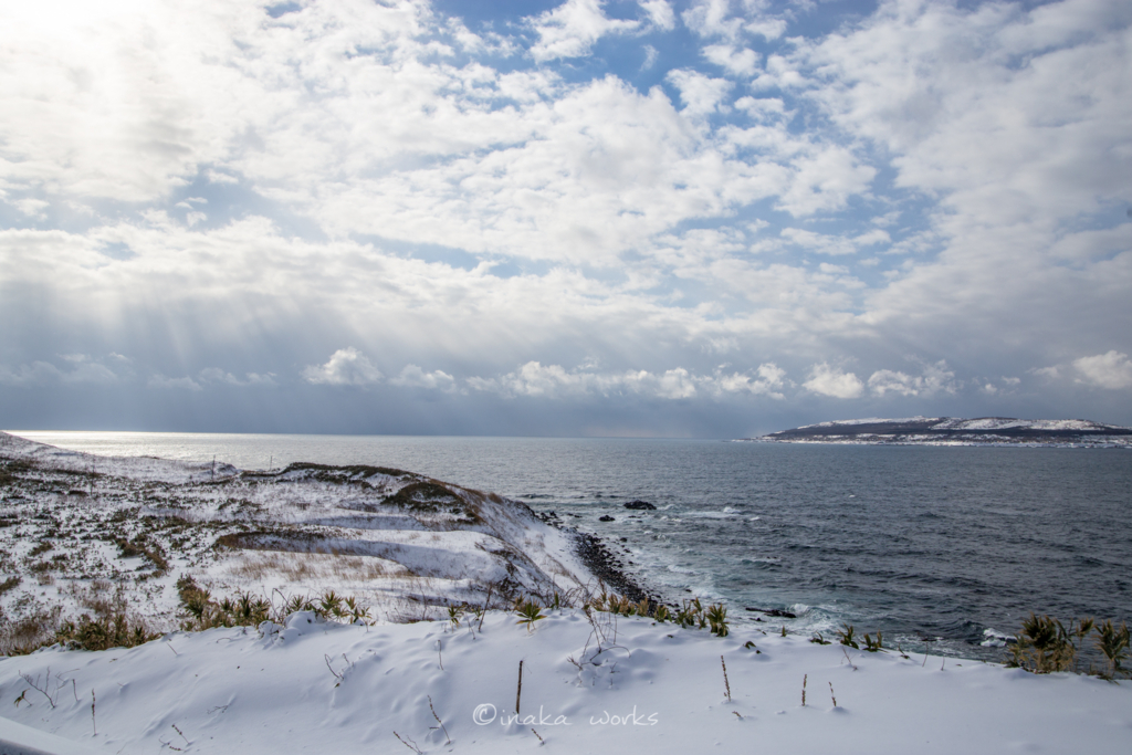 焼尻島から眺める天売島 焼尻島から眺める天売島