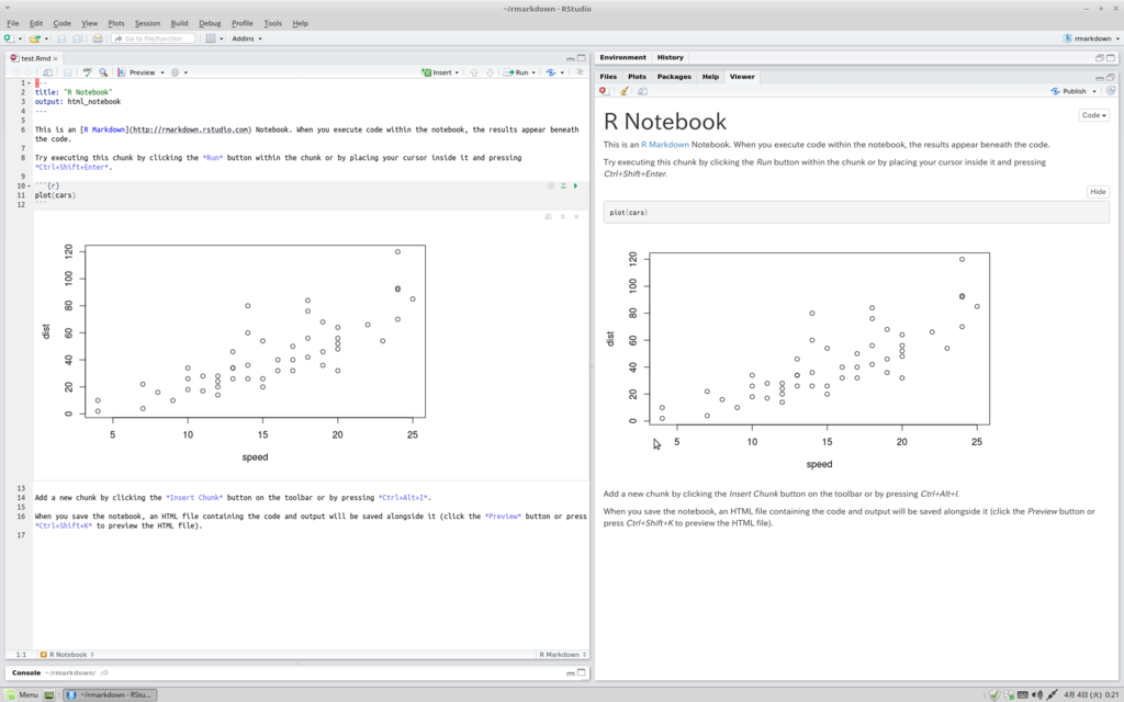 R Notebooks：RStudio でJupyter like な環境を - 未完放流