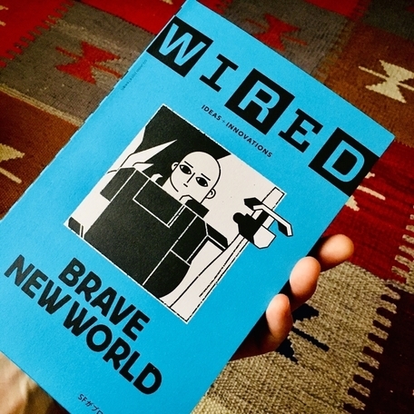 Wired雑誌を買いました 本屋でお店で現金で どろん Wired雑誌を買いました 本屋でお店で現金で どろん