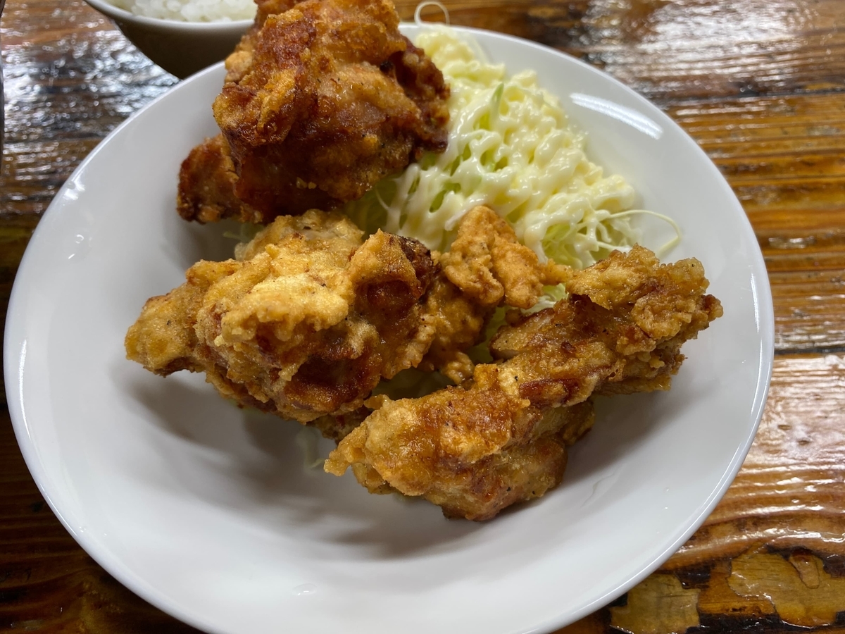 とんぱた亭三枚町店　からあげ定食（980円）+チャーシュー（200円）