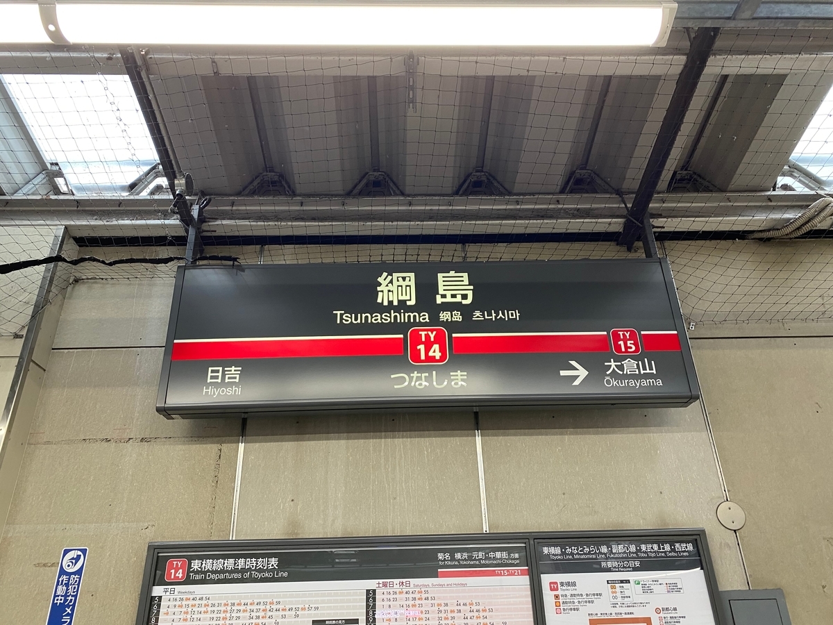 東急東横線「綱島駅」