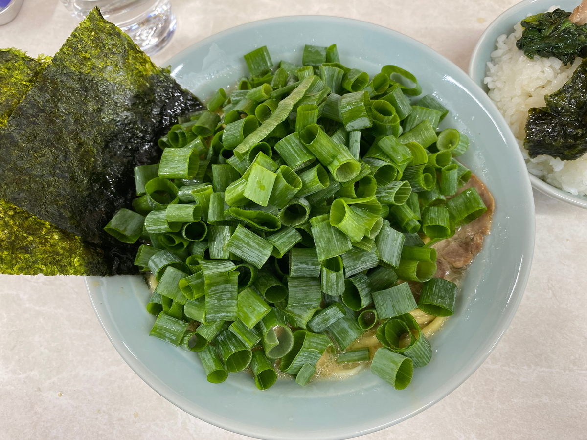 寺田家戸塚店　青ねぎラーメン