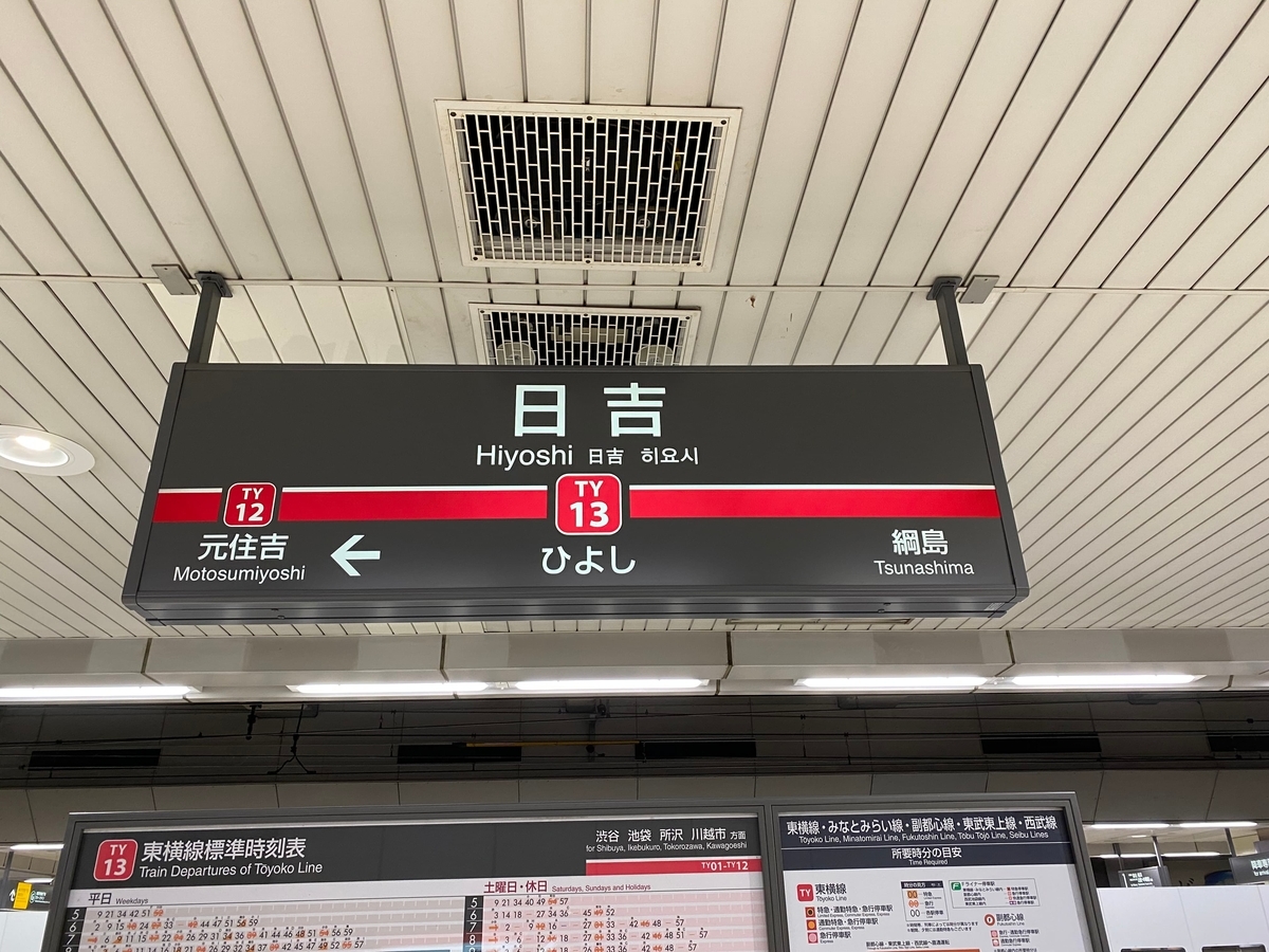 東急東横線「日吉駅」