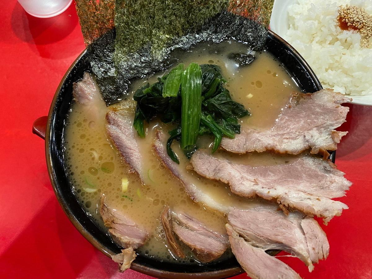 山崎家　ラーメン並+チャーシュー