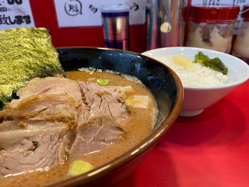 谷瀬家　ちゃーしゅーめん(900円)+ライス(無料)