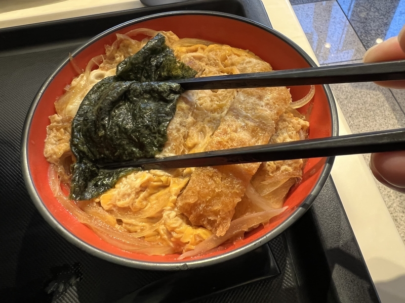 ミニかつ丼、家系ロール