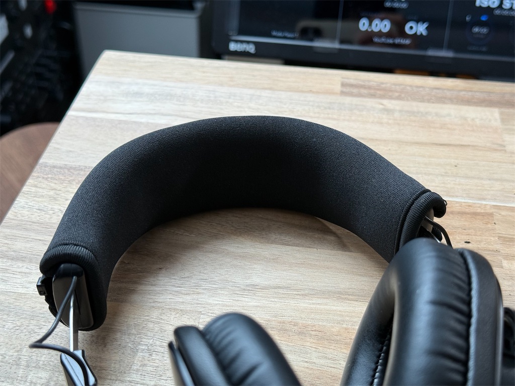 SONY MDR-CD900STのイヤーパッド交換とヘッドバンドカバー装着