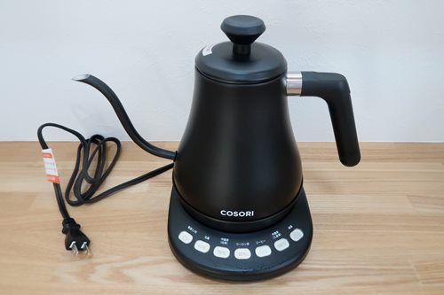 保温機能が便利な「COSORI」グースネックケトル6つのおすすめポイント