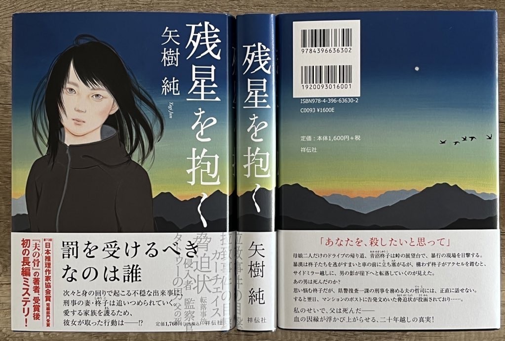 長編ミステリー『残星を抱く』発売 - やぎのくらし