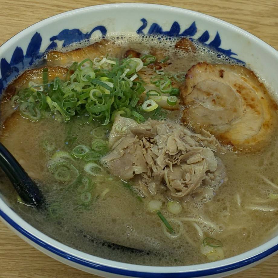 糸島ラーメン銅鑼　糸島豚骨チャーシュー麺 感想 口コミ レビュー