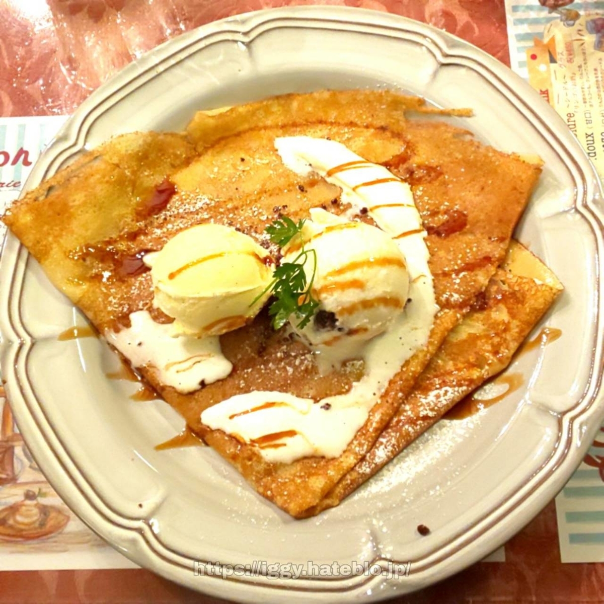 クレープリーアルション メニュー レビュー