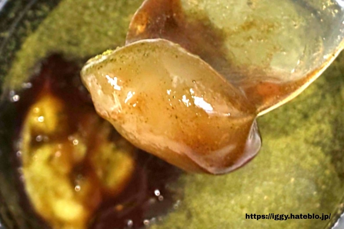 井村屋「やわもちアイス」抹茶わらびもち④ iggy2019