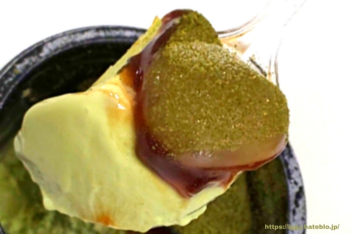 井村屋「やわもちアイス」抹茶わらびもち⑤ iggy2019