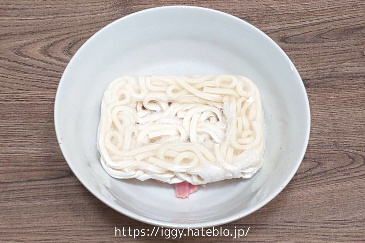 冷凍うどん カルボナーラうどん レンジ 簡単