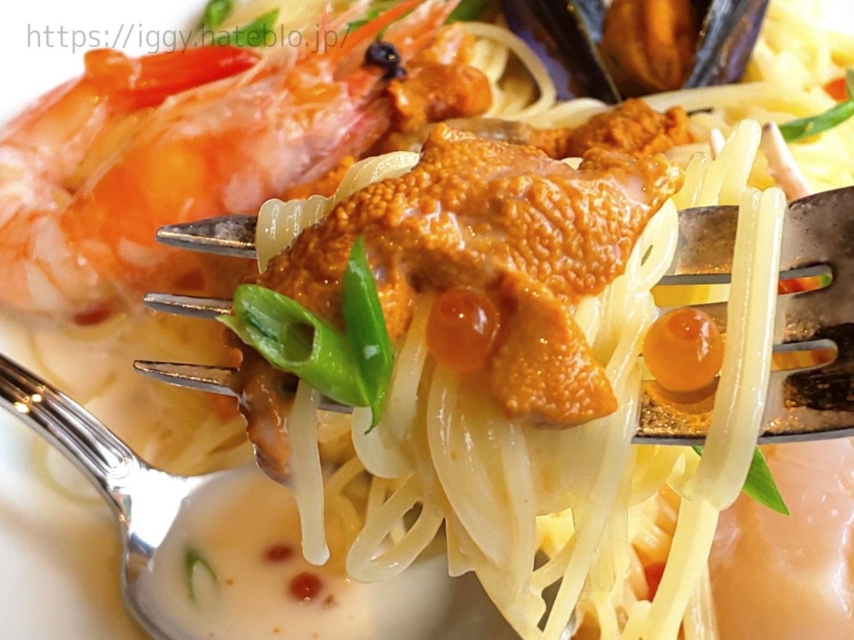ジョリーパスタ 贅沢うにと海の幸の冷製カッペリーニ まずい？美味しい 口コミ レビュー