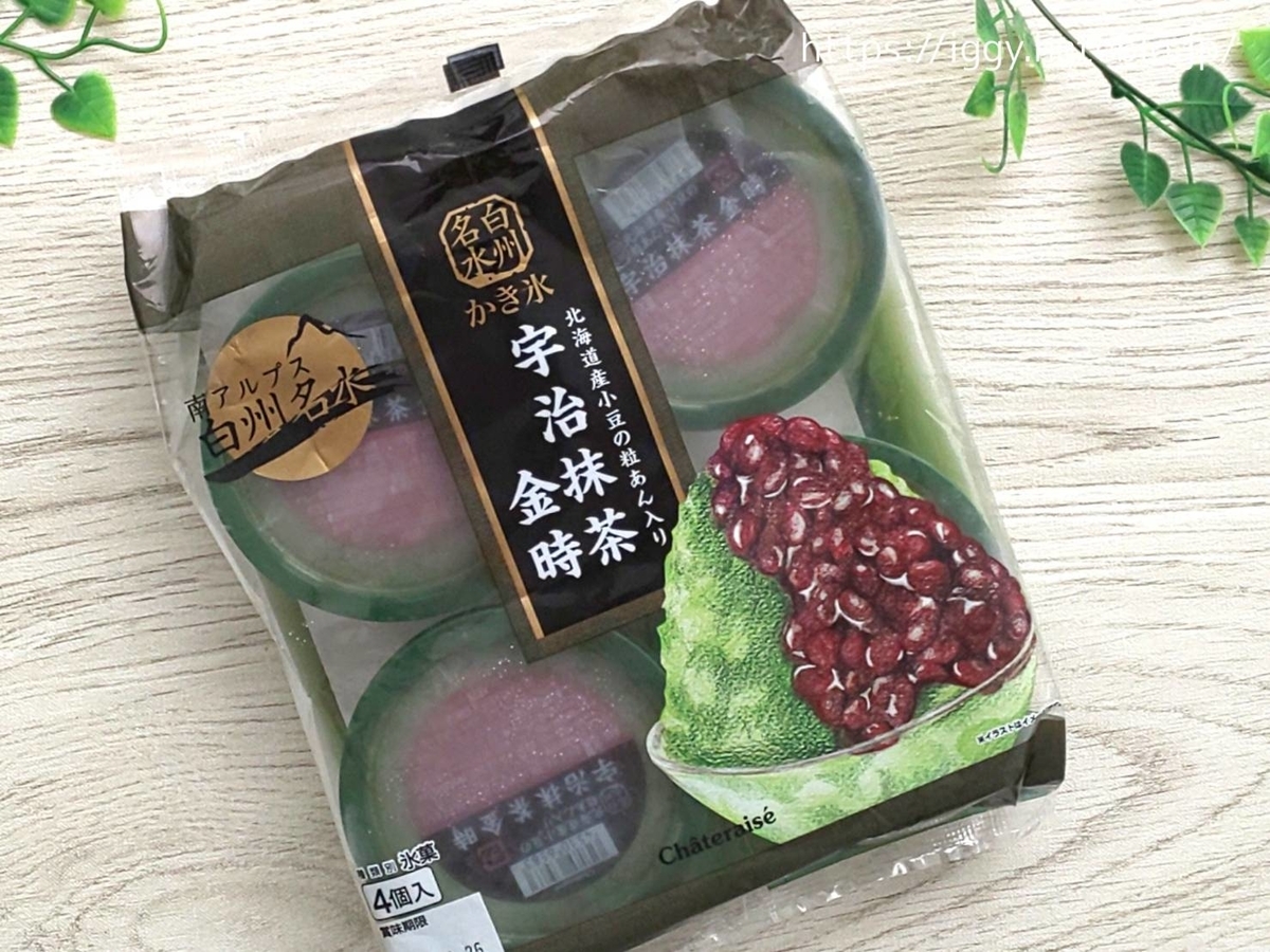 シャトレーゼ 白州名水かき氷 宇治抹茶金時 カロリー 口コミ レビュー