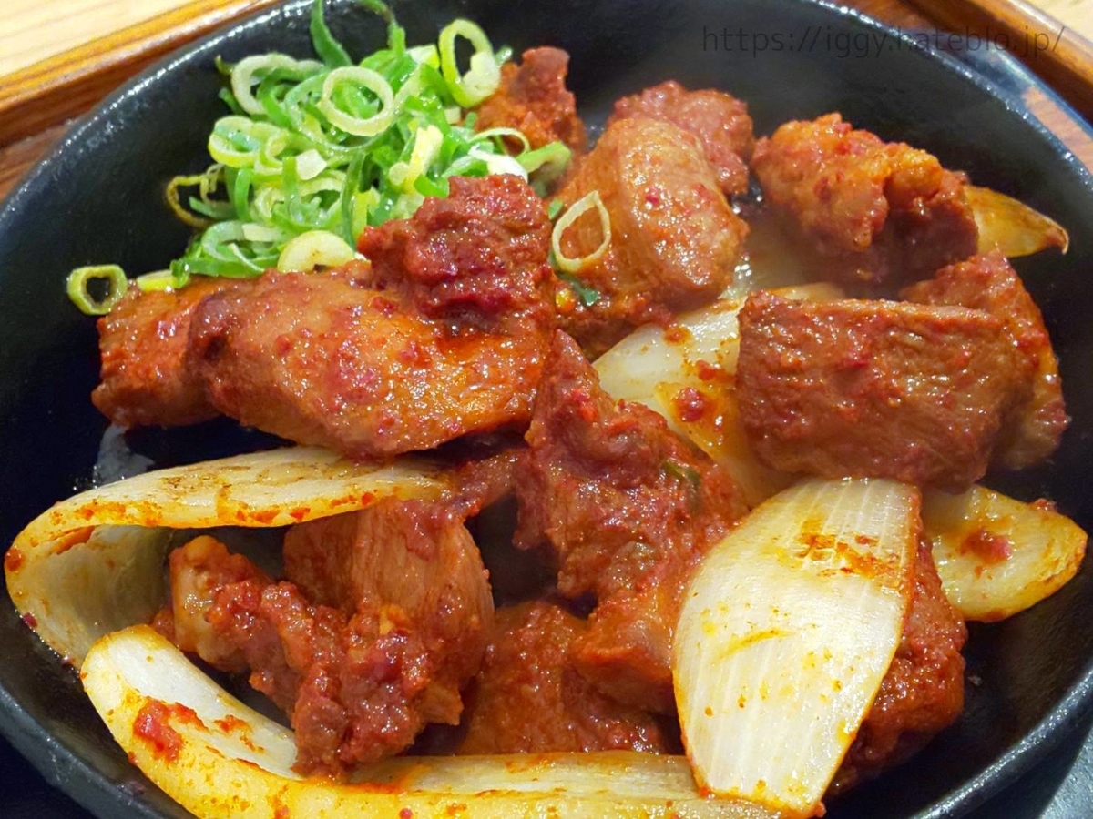 豚ステーキ 十一 メニュー 六本松店 牛タン甘辛焼き定食 レビュー 評価