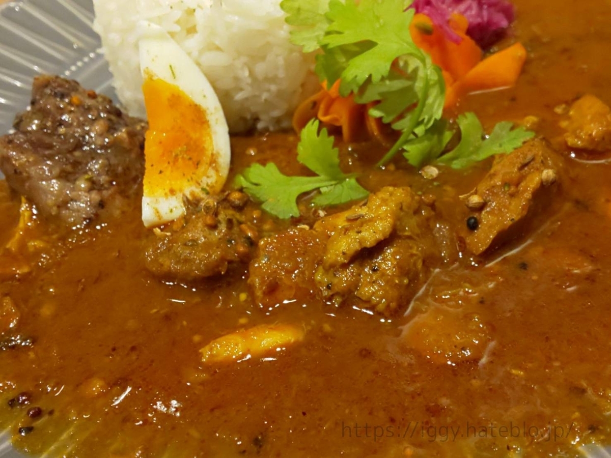 クジャクカリー おすすめメニュー スパイスカリーC チキンカレー 口コミ レビュー