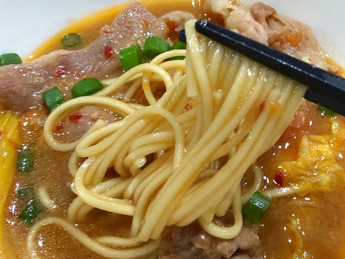 カルディ かんずり鍋つゆ おすすめシメ マルタイラーメン 口コミ レビュー