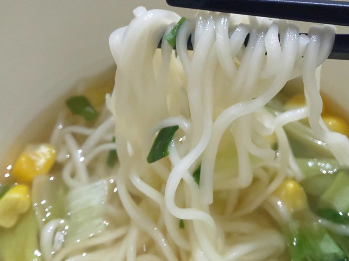 イケア プラントベースカップラーメン塩味 麺 口コミ レビュー